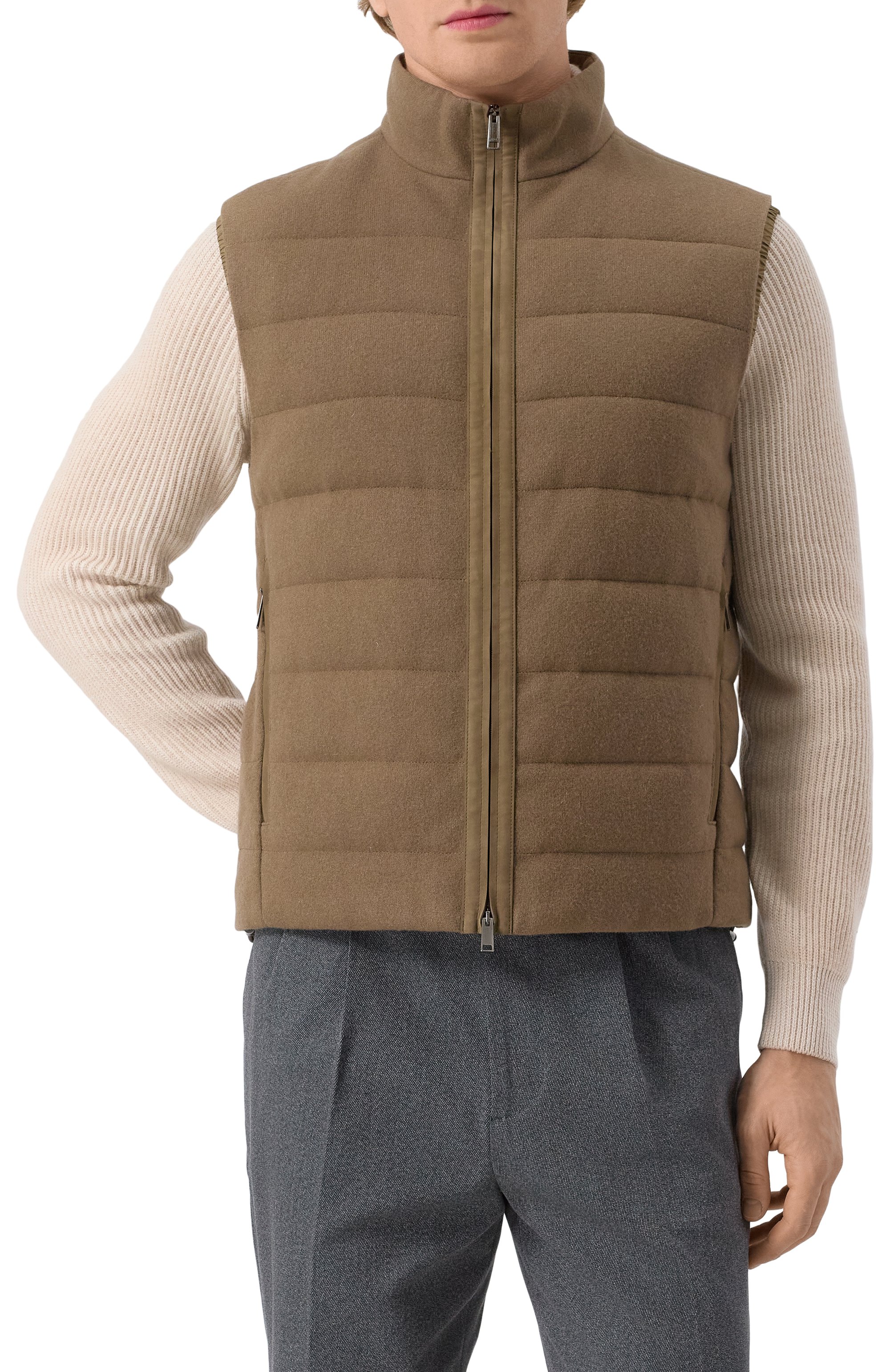 Пуховый жилет ZEGNA, арт. E105/UET48A8, фото 3