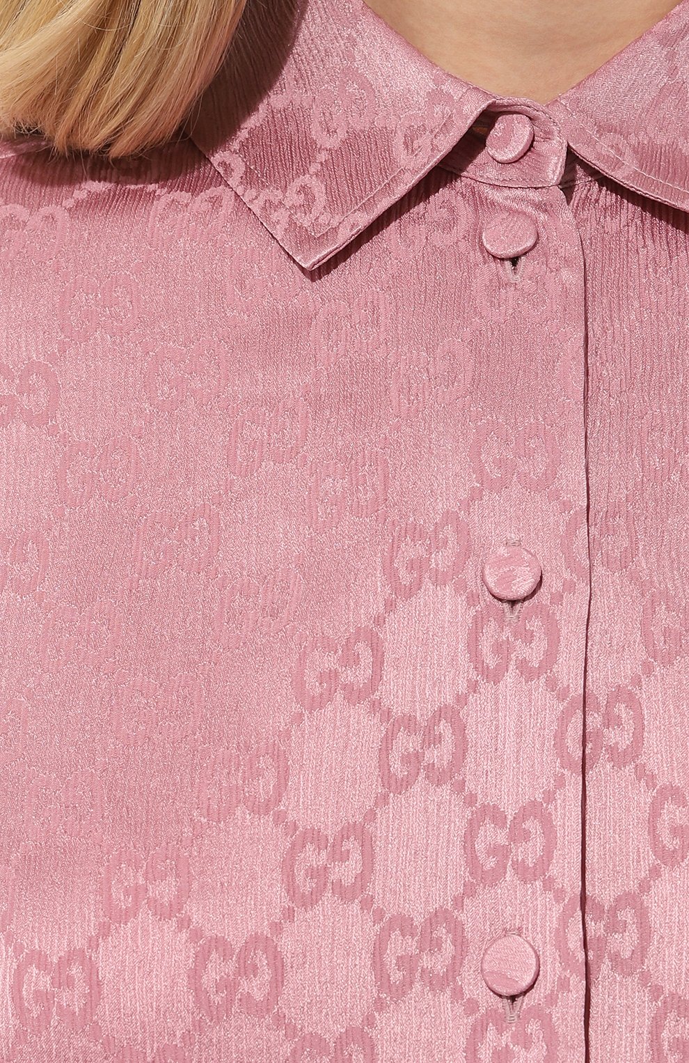 Шелковая рубашка GUCCI, арт. 627773 ZAEJF, фото 5