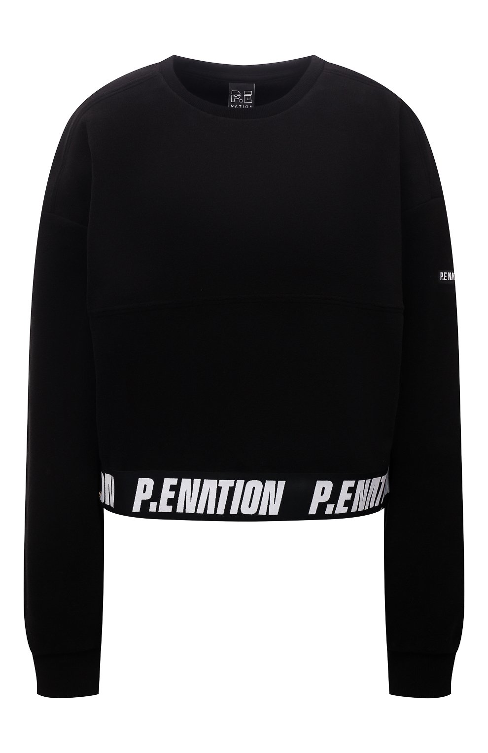 Свитшот P.E. NATION черного цвета по цене 14600 руб., арт. 21PE1F027, фото 1 Свитшот P.E. NATION, арт. 21PE1F027, фото 1