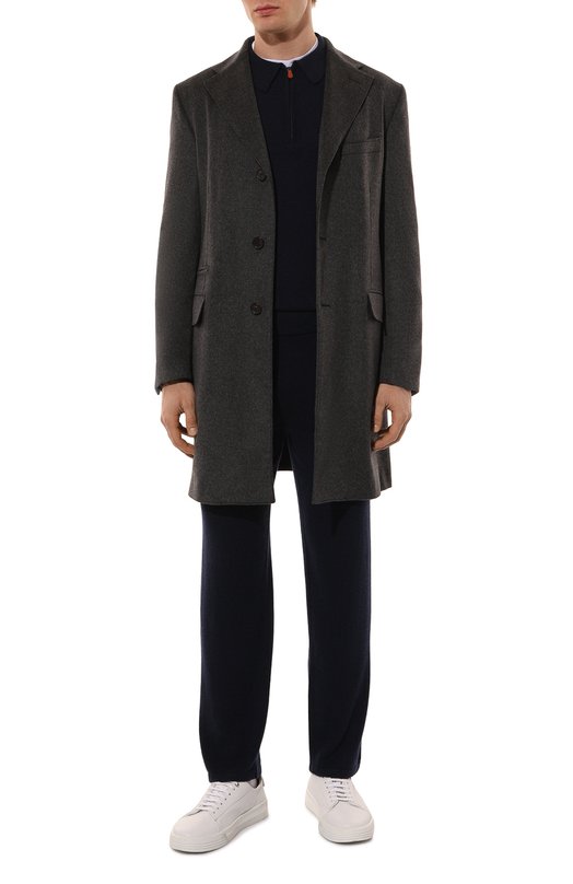 Шерстяное пальто Corneliani 941508-9412321 Серый  941508-9412321 Фото 2