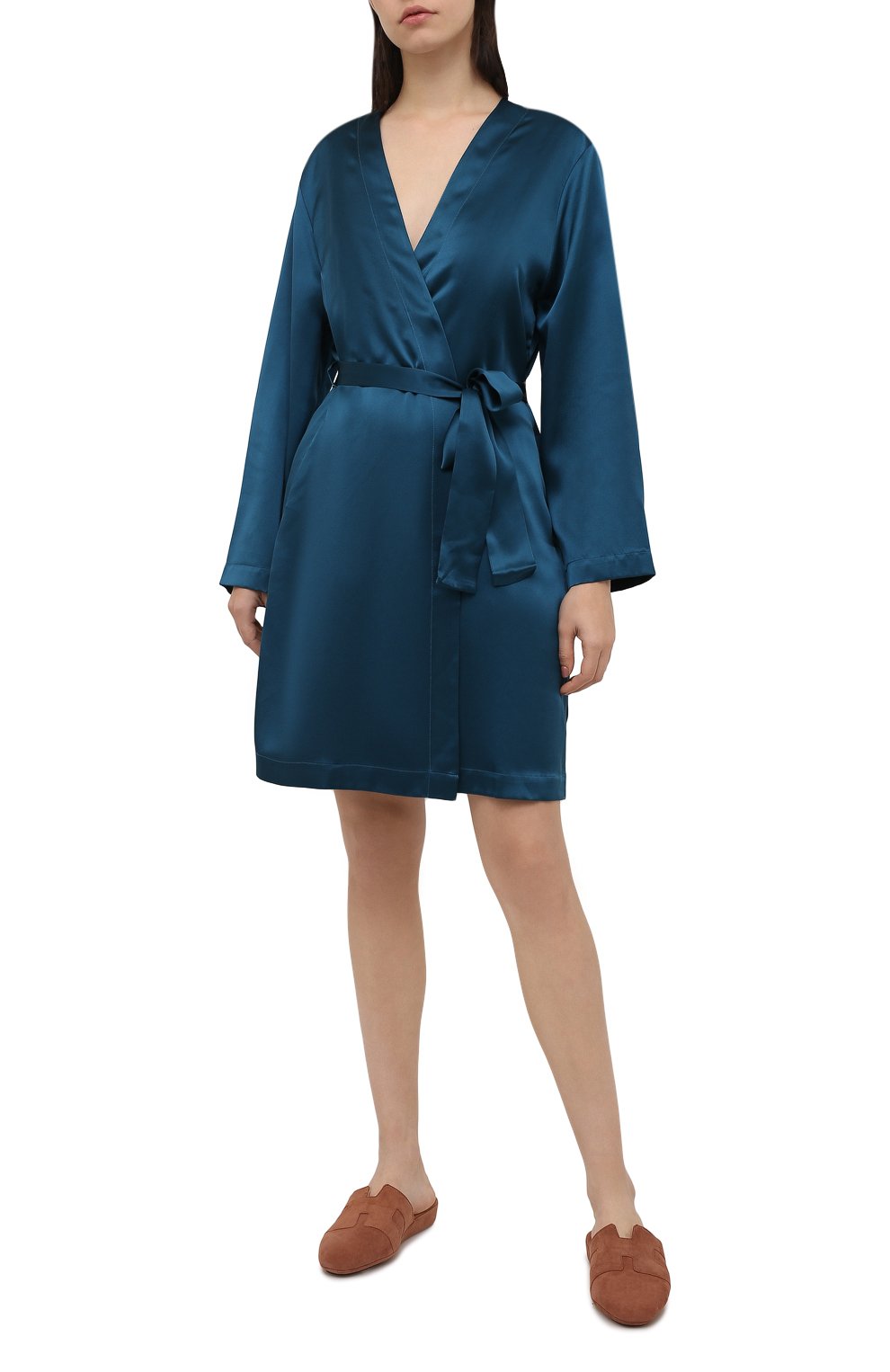 Шелковый халат LUNA DI SETA, арт. VLST08009, фото 2