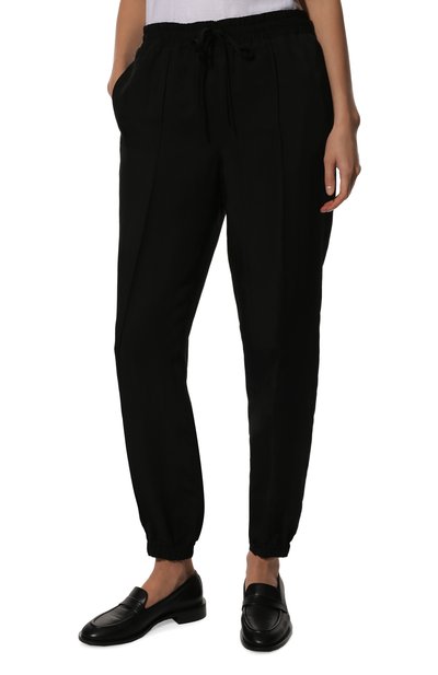 Джоггеры из вискозы и шелка JIL SANDER, арт. J01KA0021-J65003, фото 3