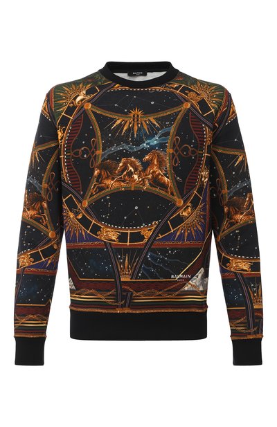 Хлопковый свитшот BALMAIN, арт. UH03277/I351, фото 1