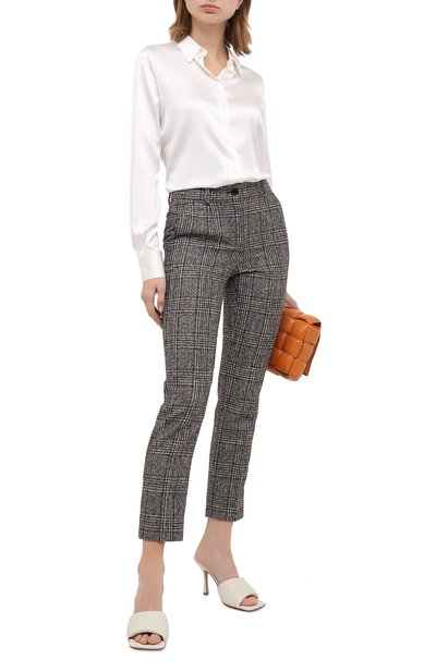 Шерстяные брюки DOLCE & GABBANA коричневого цвета по цене 113000 руб., арт. FTAMUT/FQMIB, фото 3 Шерстяные брюки DOLCE & GABBANA, арт. FTAMUT/FQMIB, фото 3