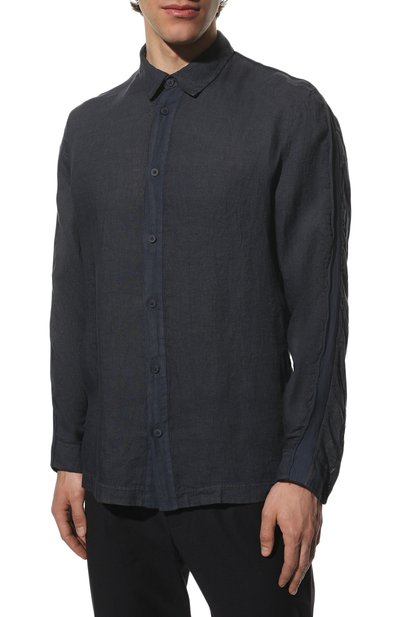 Рубашка изо льна и хлопка TRANSIT, арт. CFUTRQV312, фото 3