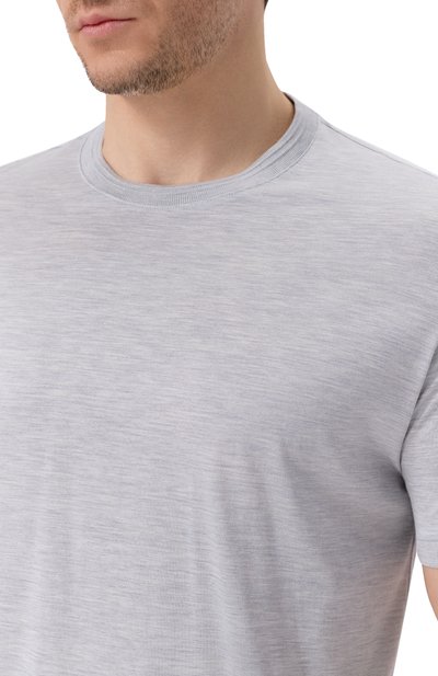 Футболка из шелка и хлопка PAUL&SHARK, арт. 25411008, фото 5