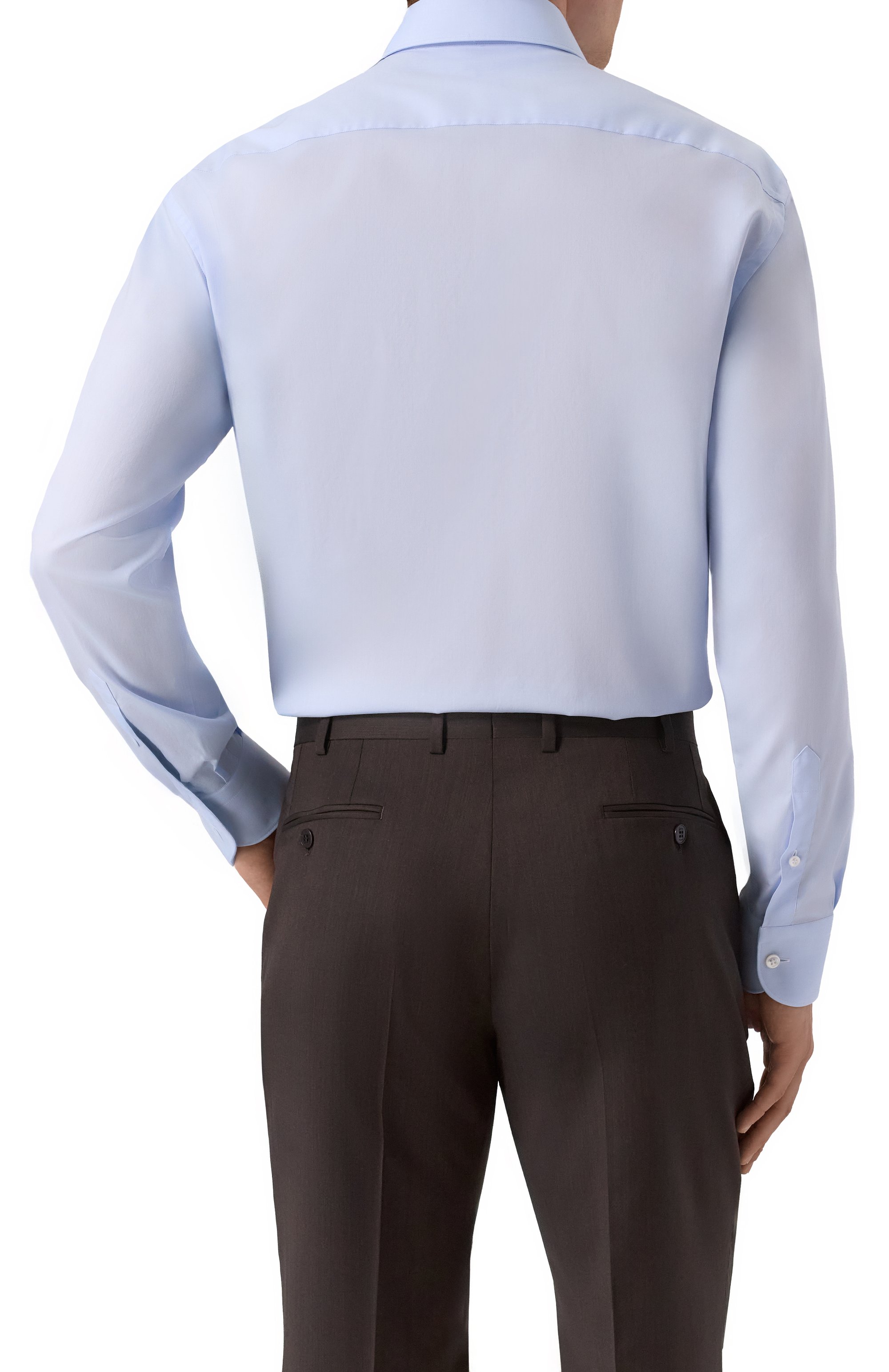 Хлопковая сорочка BRIONI, арт. RCA20L-OA04Q, фото 4