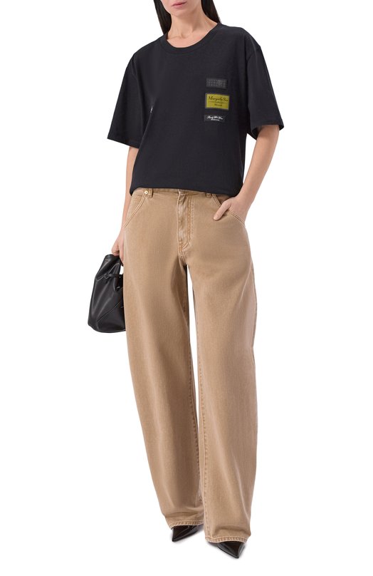 Джинсы Khris Darkpark WTR43 DBU01/KHRIS-BARREL LEG DENIM Бежевый  WTR43 DBU01/KHRIS-BARREL LEG DENIM Фото 2