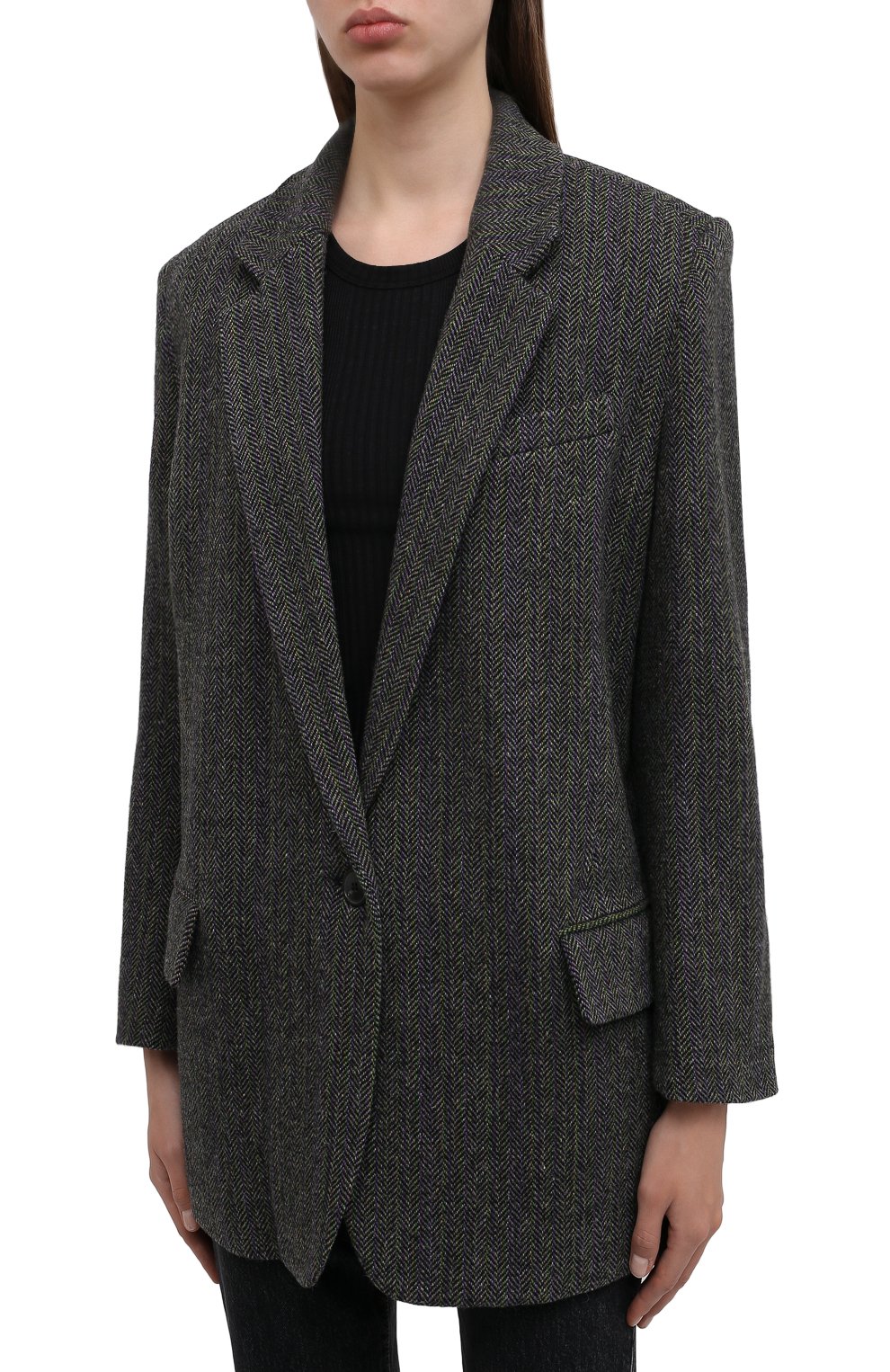 Шерстяной жакет ISABEL MARANT ETOILE, арт. VE1774-22P006E/FIKAIT0, фото 3