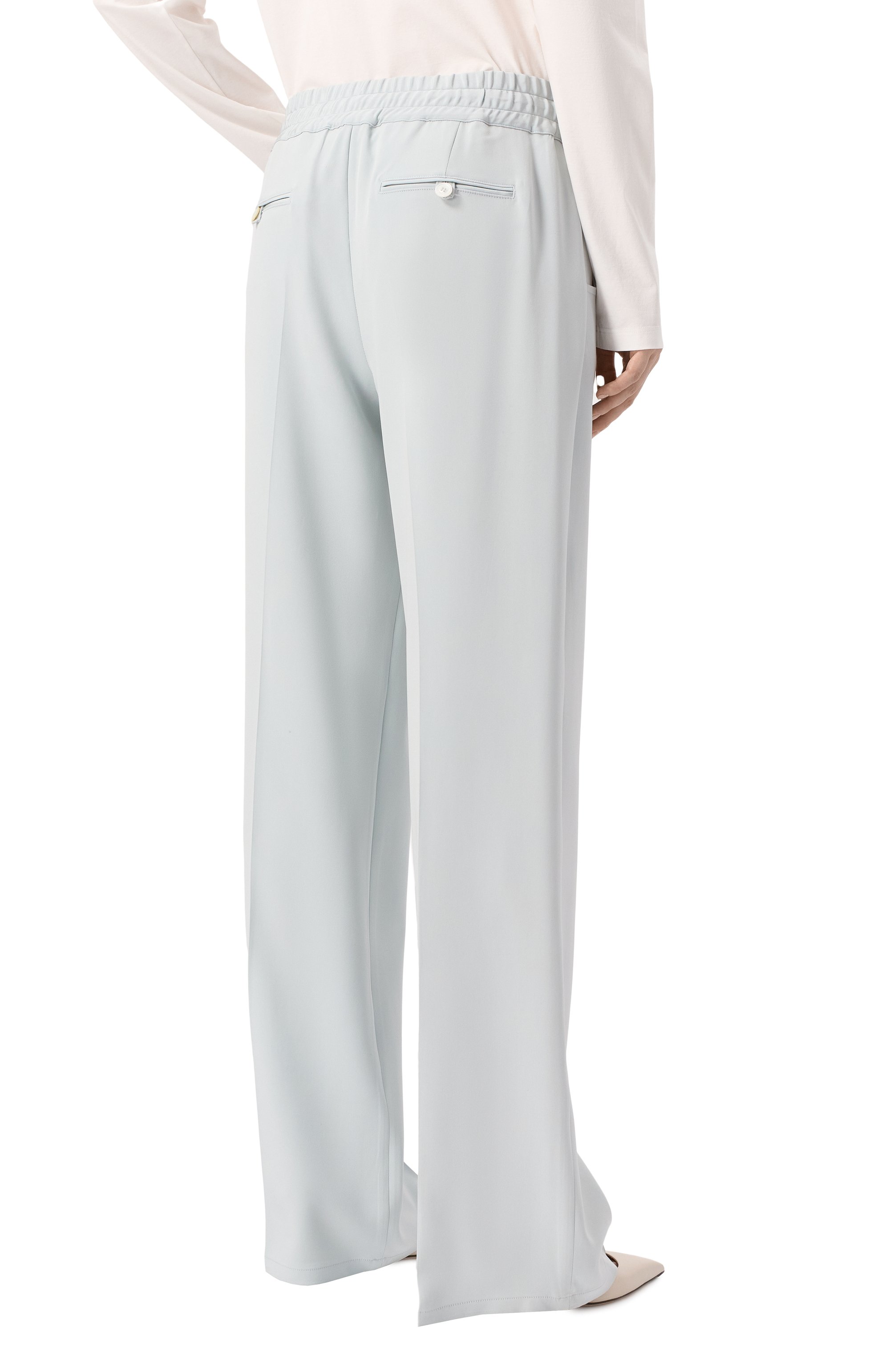 Шелковые брюки KITON, арт. D48122K0977A24, фото 4