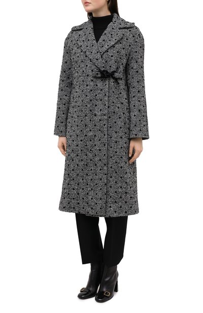 Пальто ERMANNO ERMANNO SCERVINO серого цвета по цене 128500 руб., арт. 47T CP14 REF, фото 3 Пальто ERMANNO ERMANNO SCERVINO, арт. 47T CP14 REF, фото 3