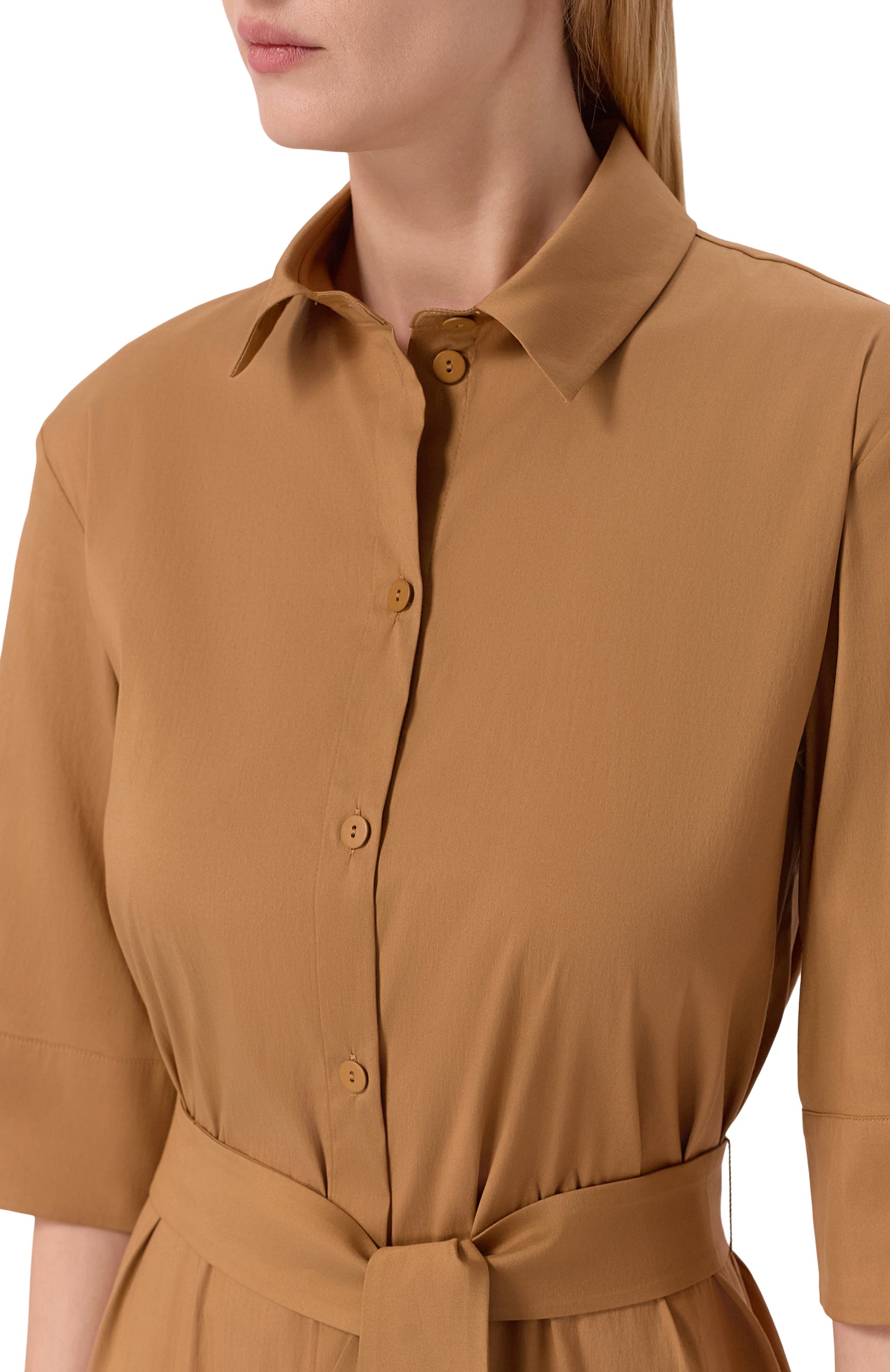 Хлопковое платье MAX MARA, арт. BCHCOGNAC 261622102, фото 4