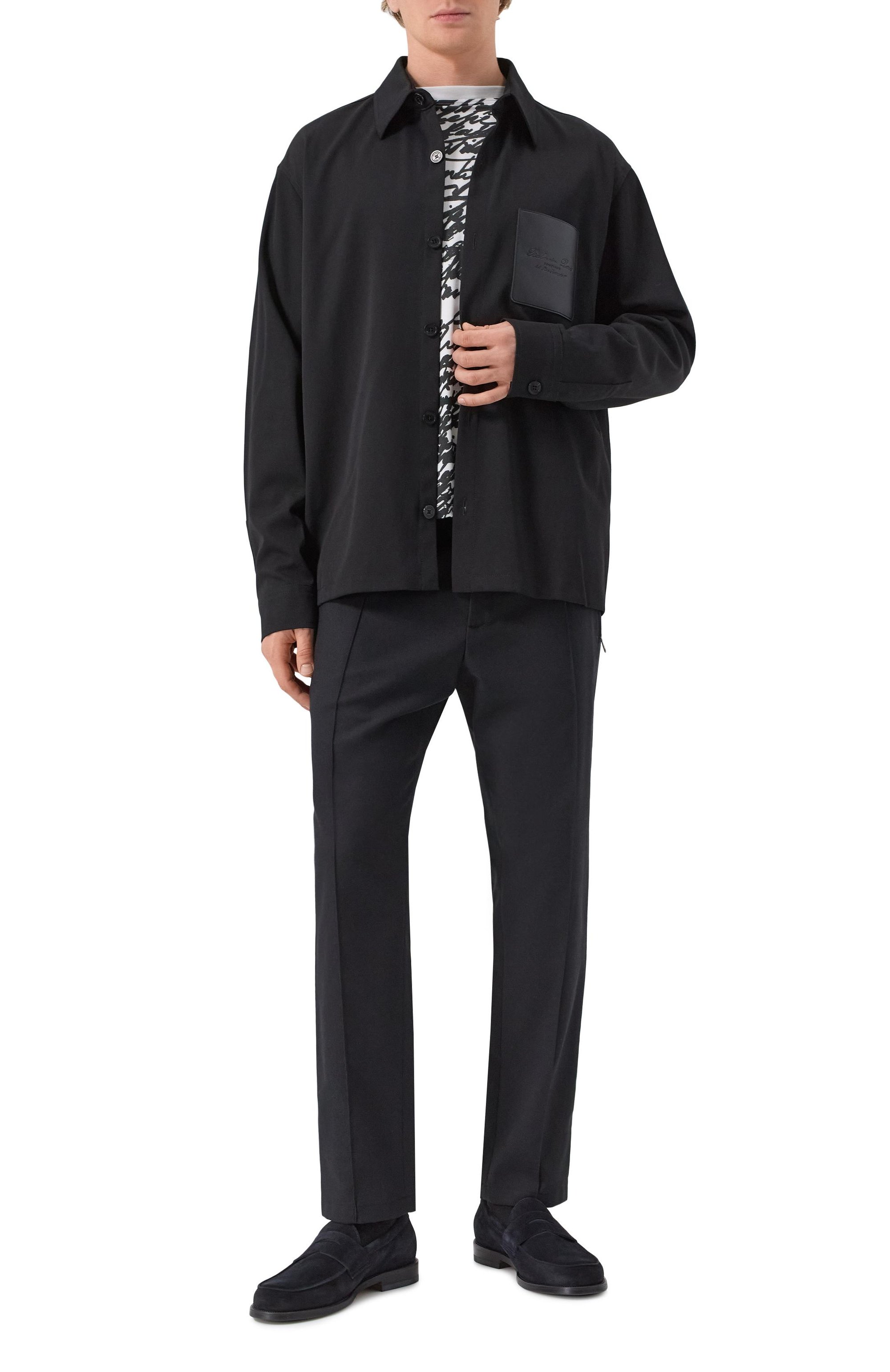 Брюки из шерсти и хлопка DOLCE & GABBANA, арт. GYACET/GJ795, фото 2