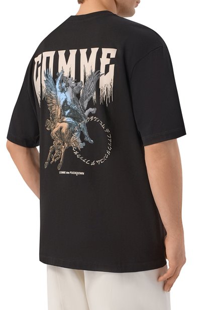 Хлопковая футболка COMME DES FUCKDOWN, арт. CFABM01938, фото 4