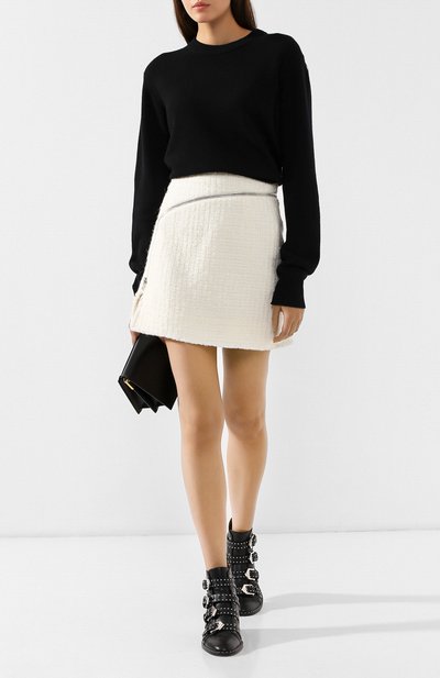 Кашемировый пуловер HELMUT LANG черного цвета по цене 59950 руб., арт. I09HW714, фото 2 Кашемировый пуловер HELMUT LANG, арт. I09HW714, фото 2