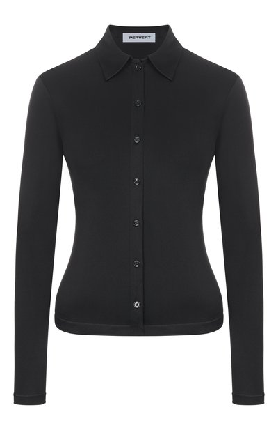 Женская шелковая рубашка PERVERT, арт. PE26/BL01/60-04