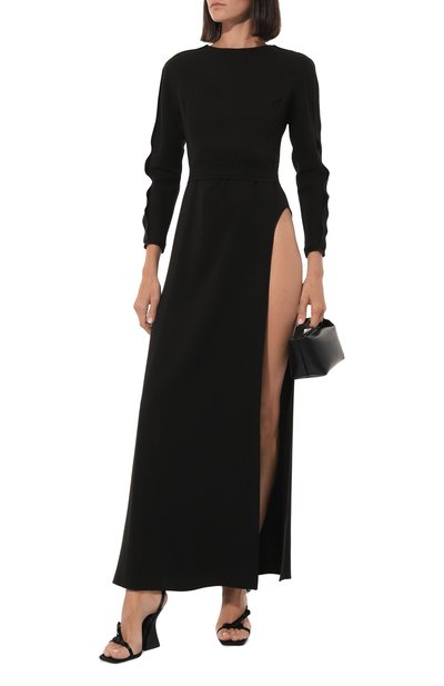 Платье CHAPURIN черного цвета по цене 112500 руб., арт. D/19511/27960-м/SS23, фото 2 Платье CHAPURIN, арт. D/19511/27960-м/SS23, фото 2