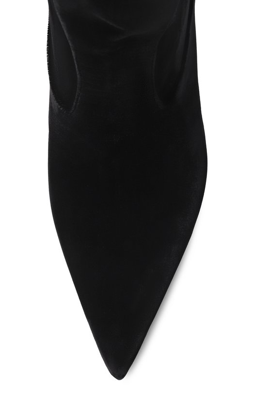 Бархатные полусапоги Lidia Western 105 Paris Texas PX1809/XVLV6 Чёрный  PX1809/XVLV6 Фото 6