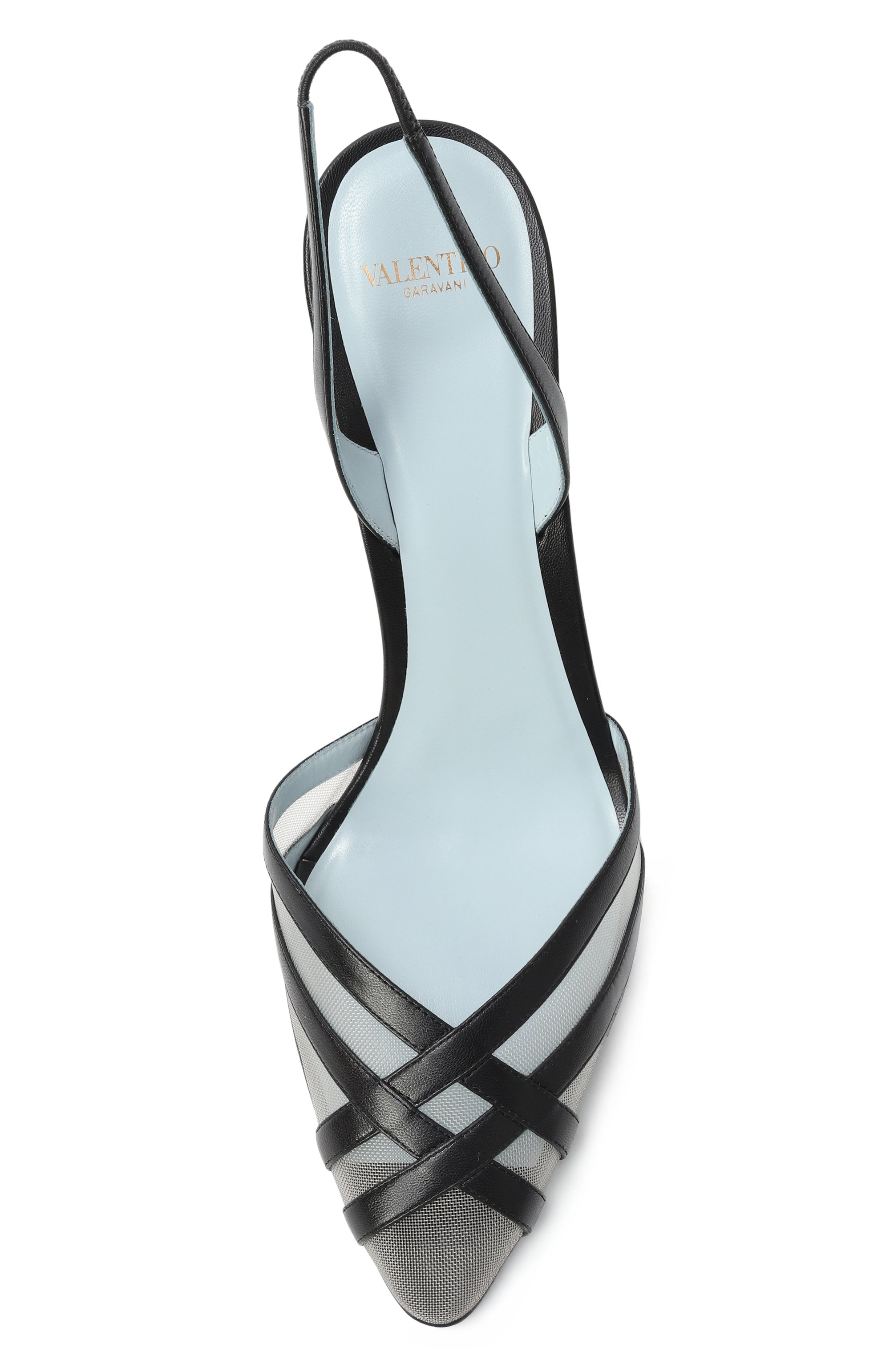 Комбинированные туфли impudance 90 VALENTINO черного цвета по цене 108000 руб., арт. 6W0S0LT6/PDY, фото 6 Комбинированные туфли impudance 90 VALENTINO, арт. 6W0S0LT6/PDY, фото 6