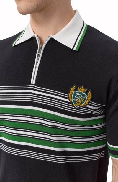 Поло из шелка и хлопка DOLCE & GABBANA, арт. GXZ92Z/JGMFH, фото 5