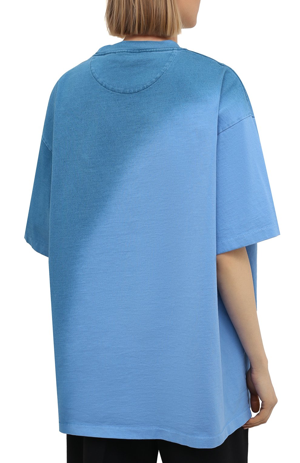 Хлопковая футболка ACNE STUDIOS, арт. AL0205, фото 4