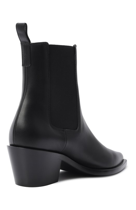 Кожаные ботильоны Wylie 45 Gianvito Rossi G72901.45CU0.VGINER0 Чёрный  G72901.45CU0.VGINER0 Фото 5