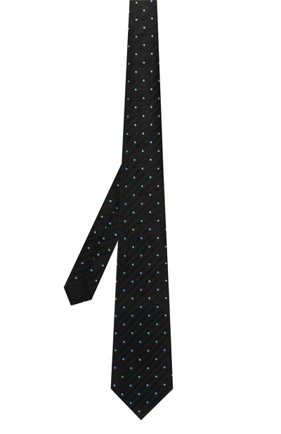 Шелковый галстук LANVIN черного цвета по цене 15400 руб., арт. 3112/TIE, фото 3 Шелковый галстук LANVIN, арт. 3112/TIE, фото 3