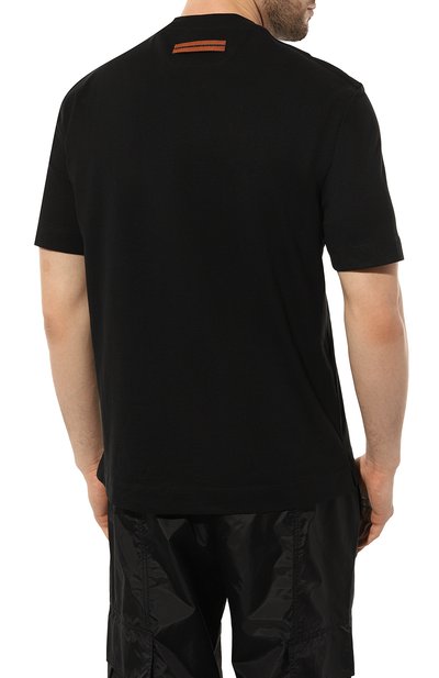 Хлопковая футболка ZEGNA, арт. E7364/A777, фото 4