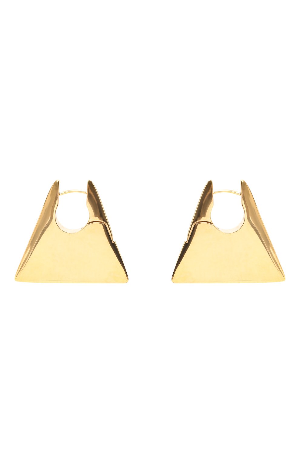 Серьги BOTTEGA VENETA золотого цвета по цене 95700 руб., арт. 651172/VAHU0, фото 1 Серьги BOTTEGA VENETA, арт. 651172/VAHU0, фото 1