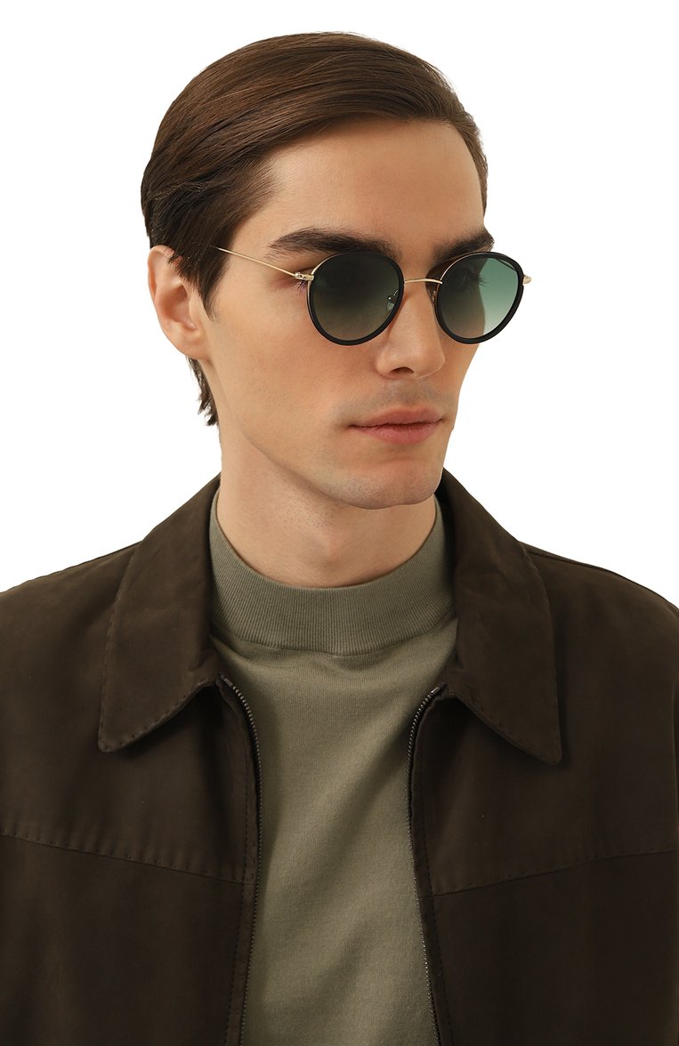 Женские солнцезащитные очки SPEKTRE зеленого цвета, арт. M0RGAN 03FFT BLACK/GRADIENT B0TTLE/GREEN | Фото 3 (Тип очков: С/з; Кросс-КТ: С/з-унисекс; Нос: Не проставлено; Региональные ограничения белый список (Axapta Mercury): Не проставлено; Материал: Металл; Оптика Гендер: оптика-унисекс; Очки форма: Круглые)