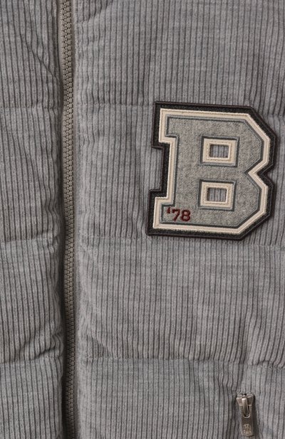 Вельветовый пуховик BRUNELLO CUCINELLI, арт. BY476J329B, фото 3