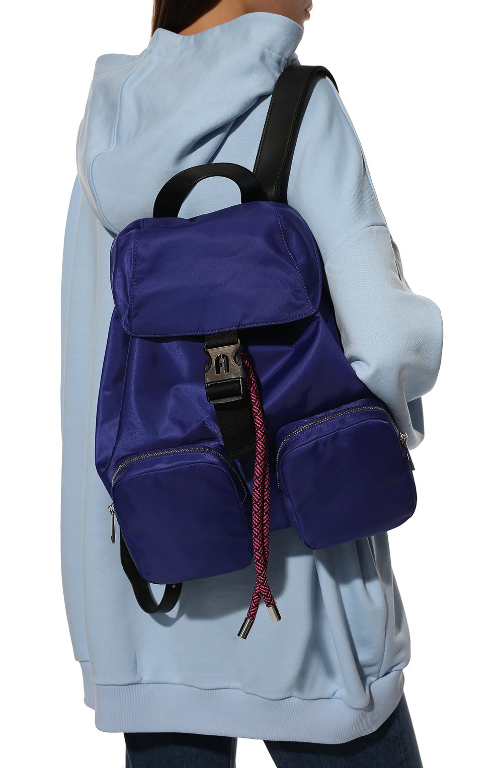 Рюкзак furla marea FURLA синего цвета по цене 31500 руб., арт. WB00584/S50000, фото 2 Рюкзак furla marea FURLA, арт. WB00584/S50000, фото 2