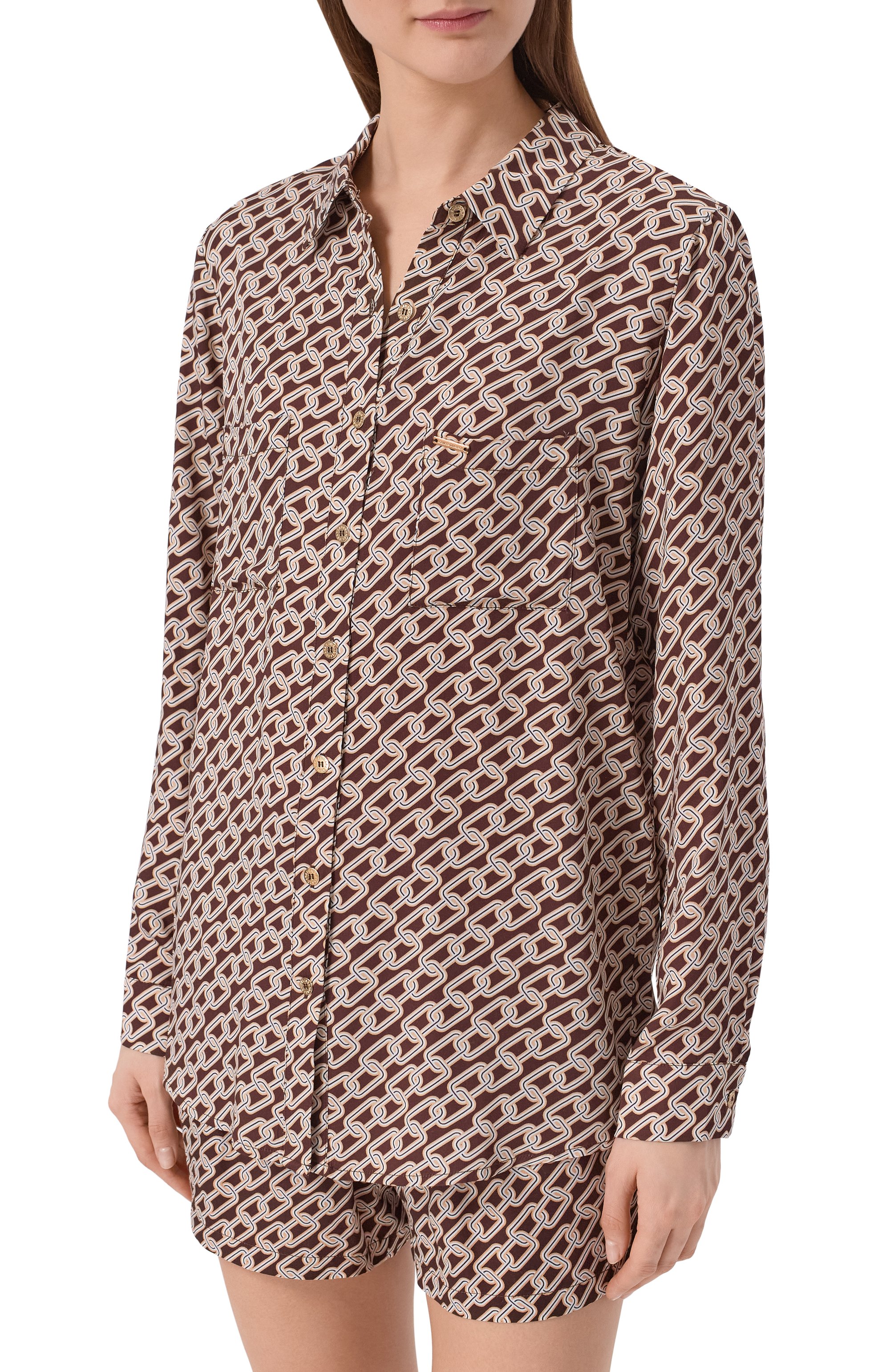 Рубашка из вискозы MELISSA ODABASH, арт. MILLIE CR, фото 3