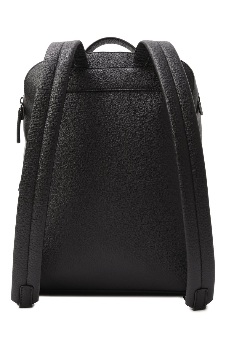 Мужской рюкзак GIORGIO ARMANI черного цвета, арт. Y20182/YR56J | Фото 6 (Материал: Натуральная кожа; Размер: large; Стили: Классический; Сумки-технические: Рюкзаки - большие)