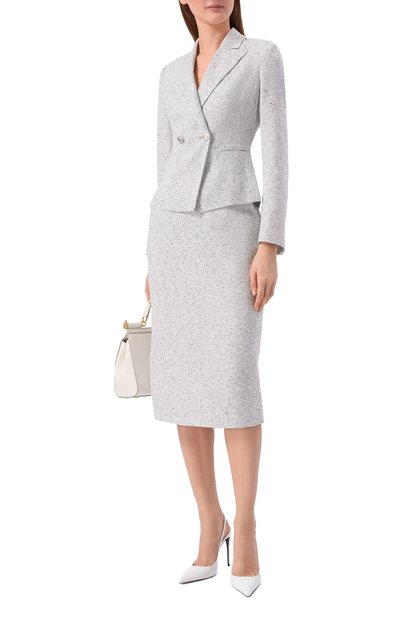 Женская юбка с отделкой пайетками KITON, арт. D60208K0941G