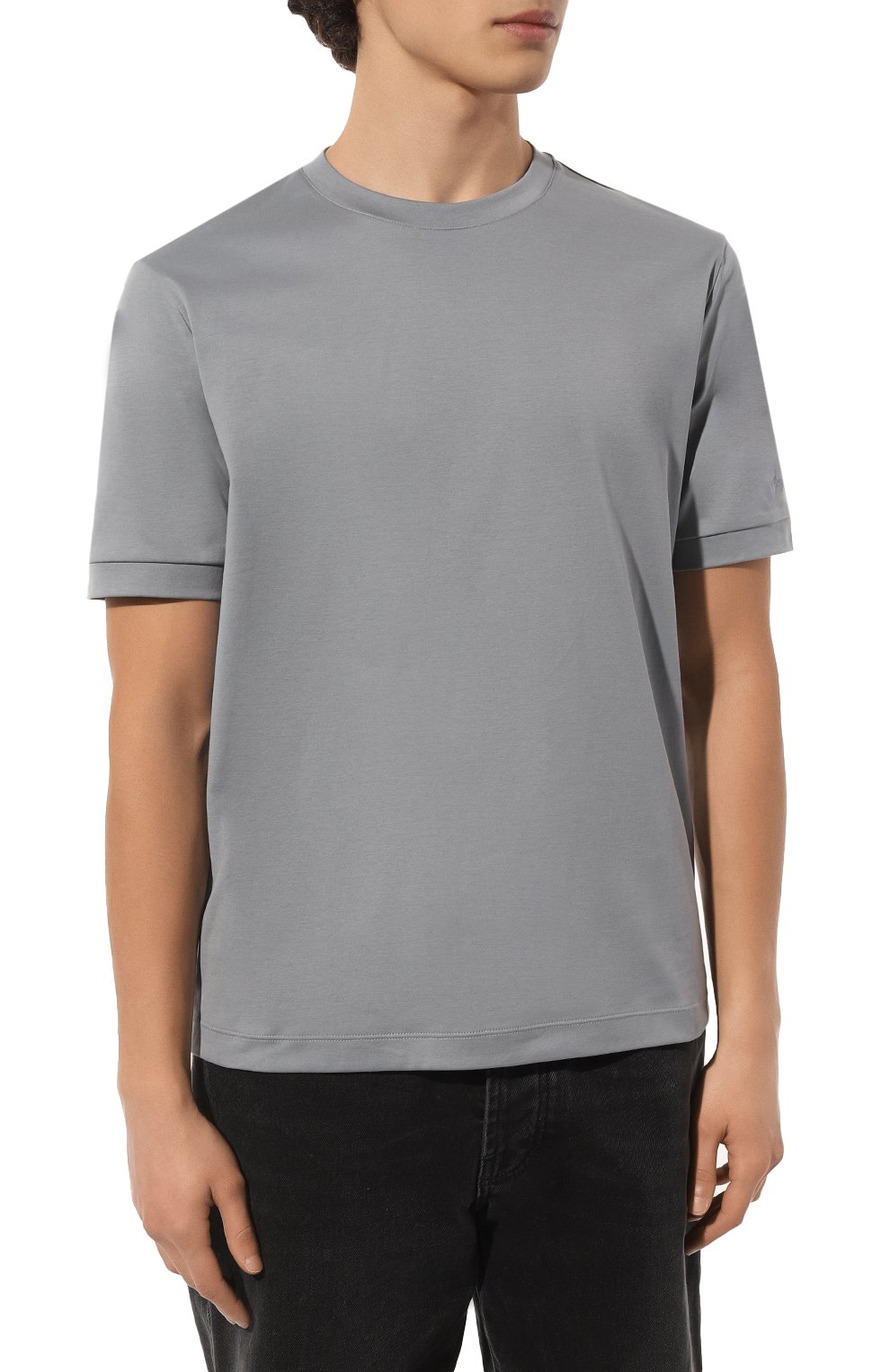 Хлопковая футболка GIORGIO ARMANI, арт. 3DST53/SJFBZ, фото 3