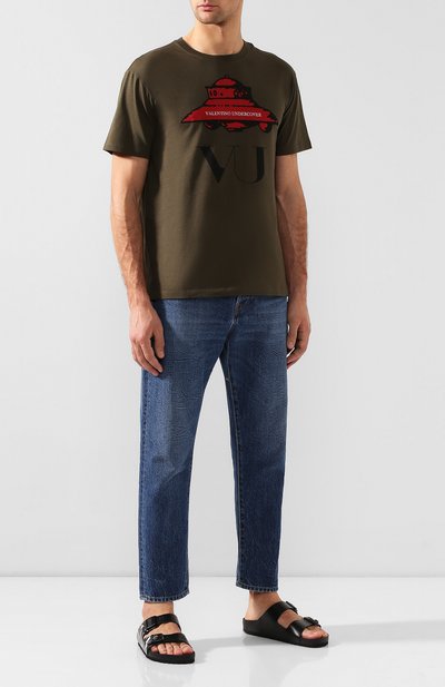 Кожаные шлепанцы valentino garavani x birkenstock VALENTINO, арт. SY0S0C48/RKW, фото 2