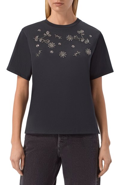 Хлопковая футболка WEEKEND MAX MARA, арт. WKDAGILE, фото 3