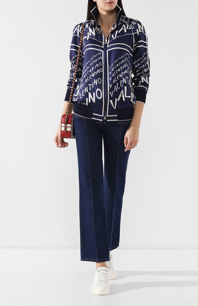 Шелковый бомбер VALENTINO, арт. RB3CI0A04EL, фото 2