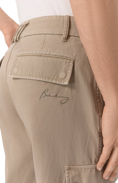 Хлопковые брюки-карго BURBERRY, арт. 8101266, фото 5