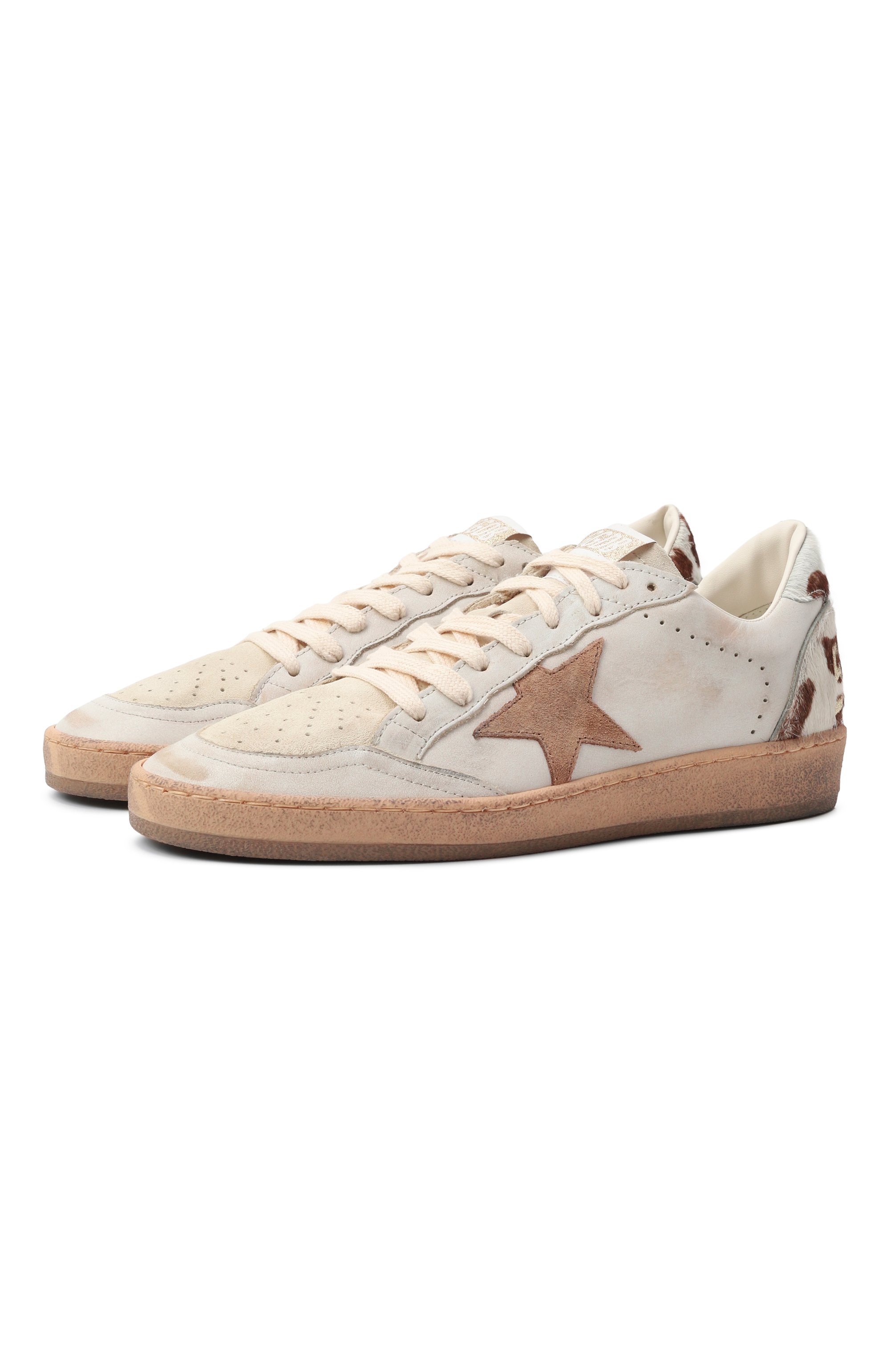 Кожаные кеды ball star GOLDEN GOOSE DELUXE BRAND, арт. GWF00117.F007563, фото 1
