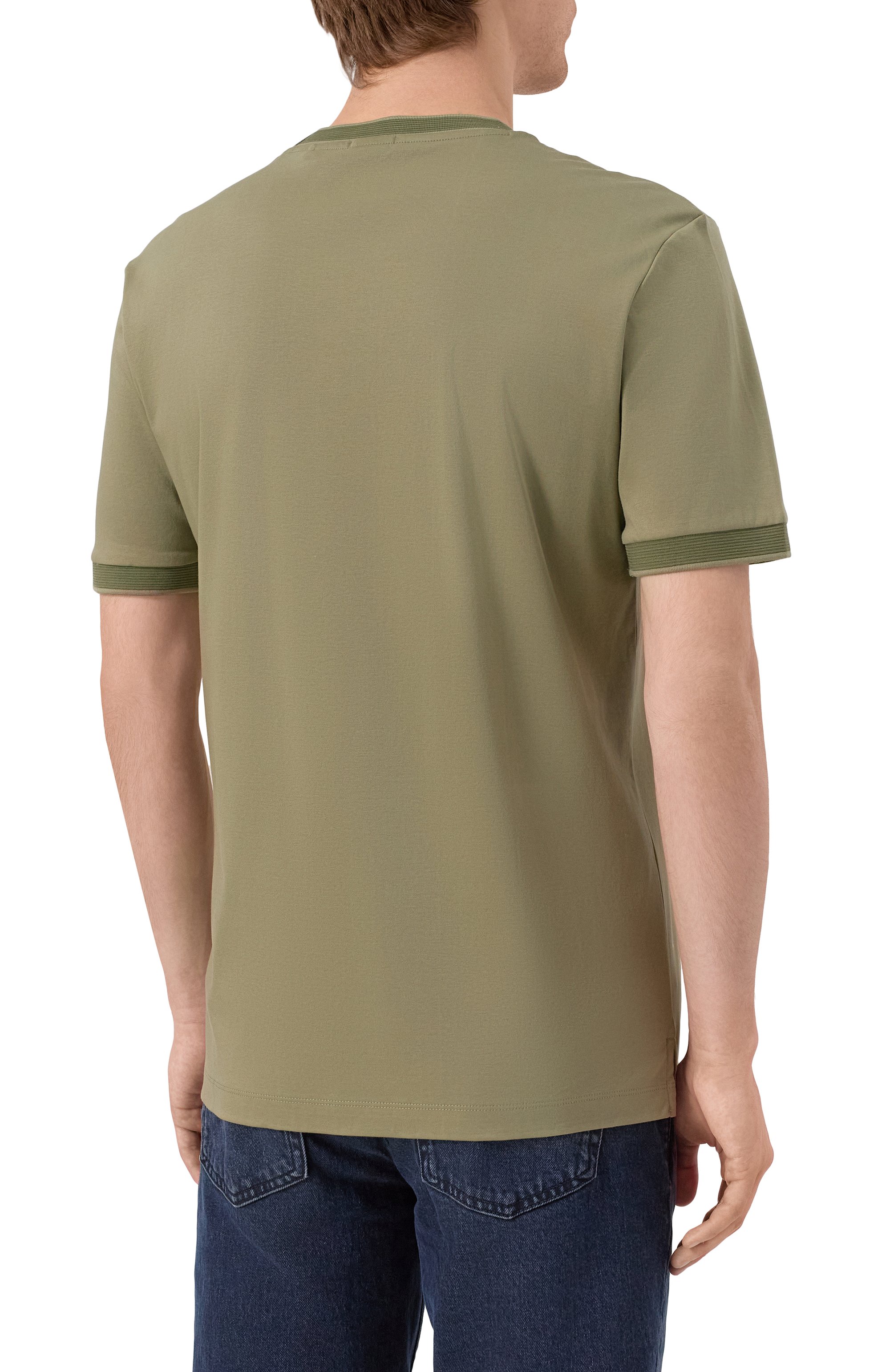 Хлопковая футболка BOSS, арт. 50543858, фото 4