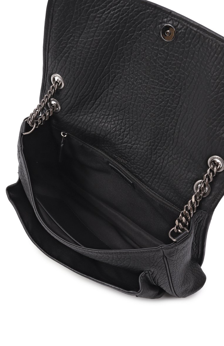 Женская сумка niki large SAINT LAURENT черного цвета, арт. 803777/AACIA | Фото 5 (Материал: Натуральная кожа; Размер: large; Ремень/цепочка: На ремешке)