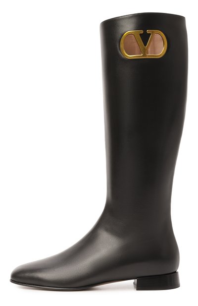 Кожаные сапоги vlogo signature VALENTINO, арт. 7W2S0LI5/DDT, фото 4