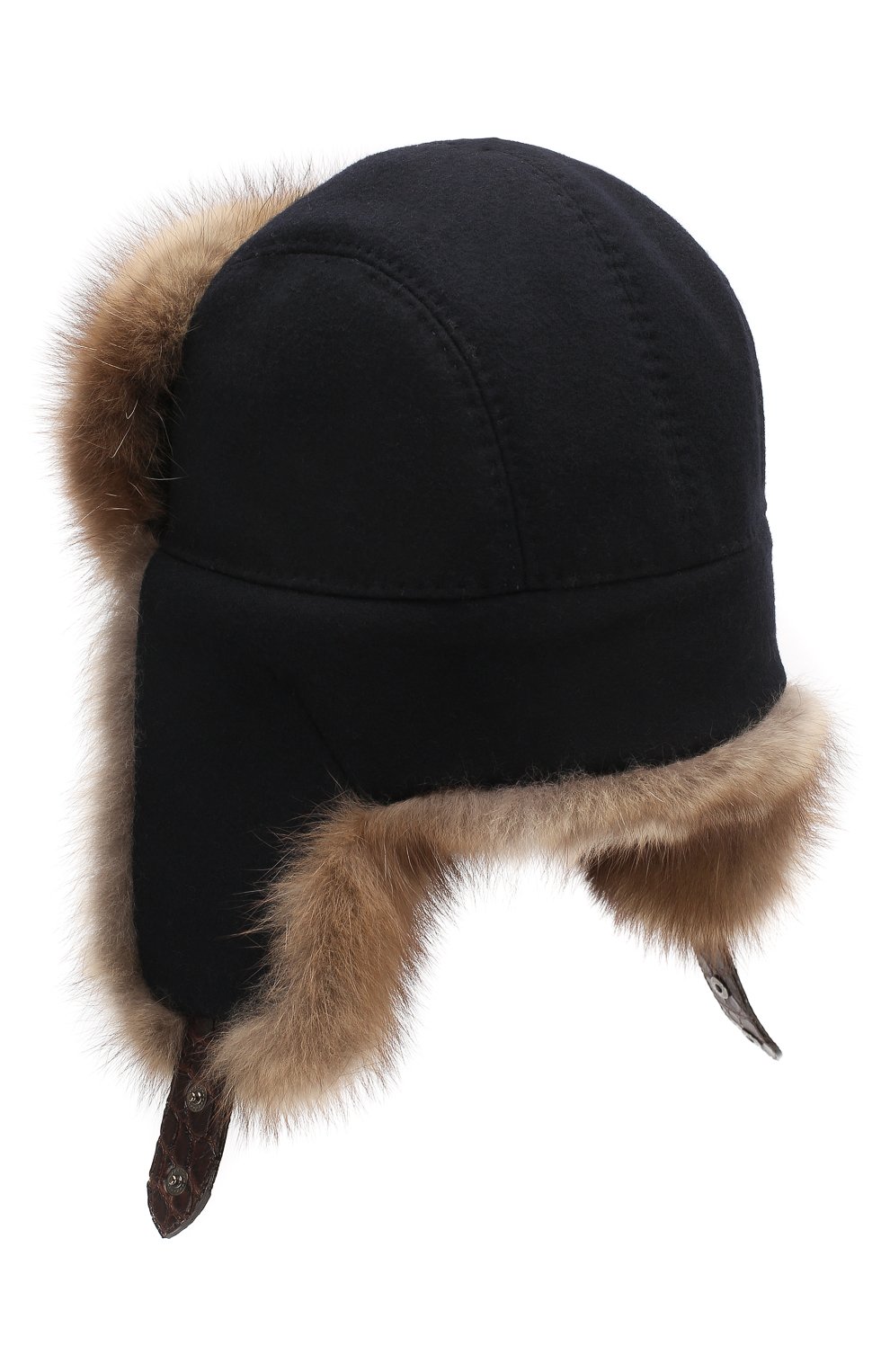 Шапка-ушанка с отделкой из меха соболя FURLAND, арт. 0017114210005100005, фото 2