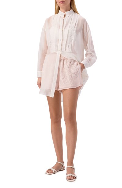 Шорты из хлопка и шелка LILA EUGENIE, арт. 2527, фото 2