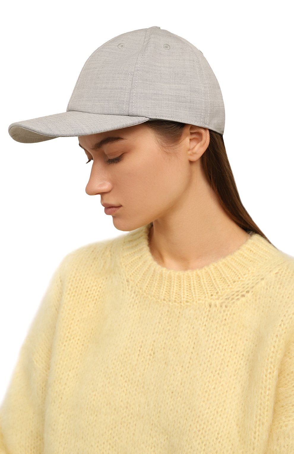 Шерстяная бейсболка ARMARIUM серого цвета по цене 29400 руб., арт. ARMFWCA01/W003, фото 2 Шерстяная бейсболка ARMARIUM, арт. ARMFWCA01/W003, фото 2