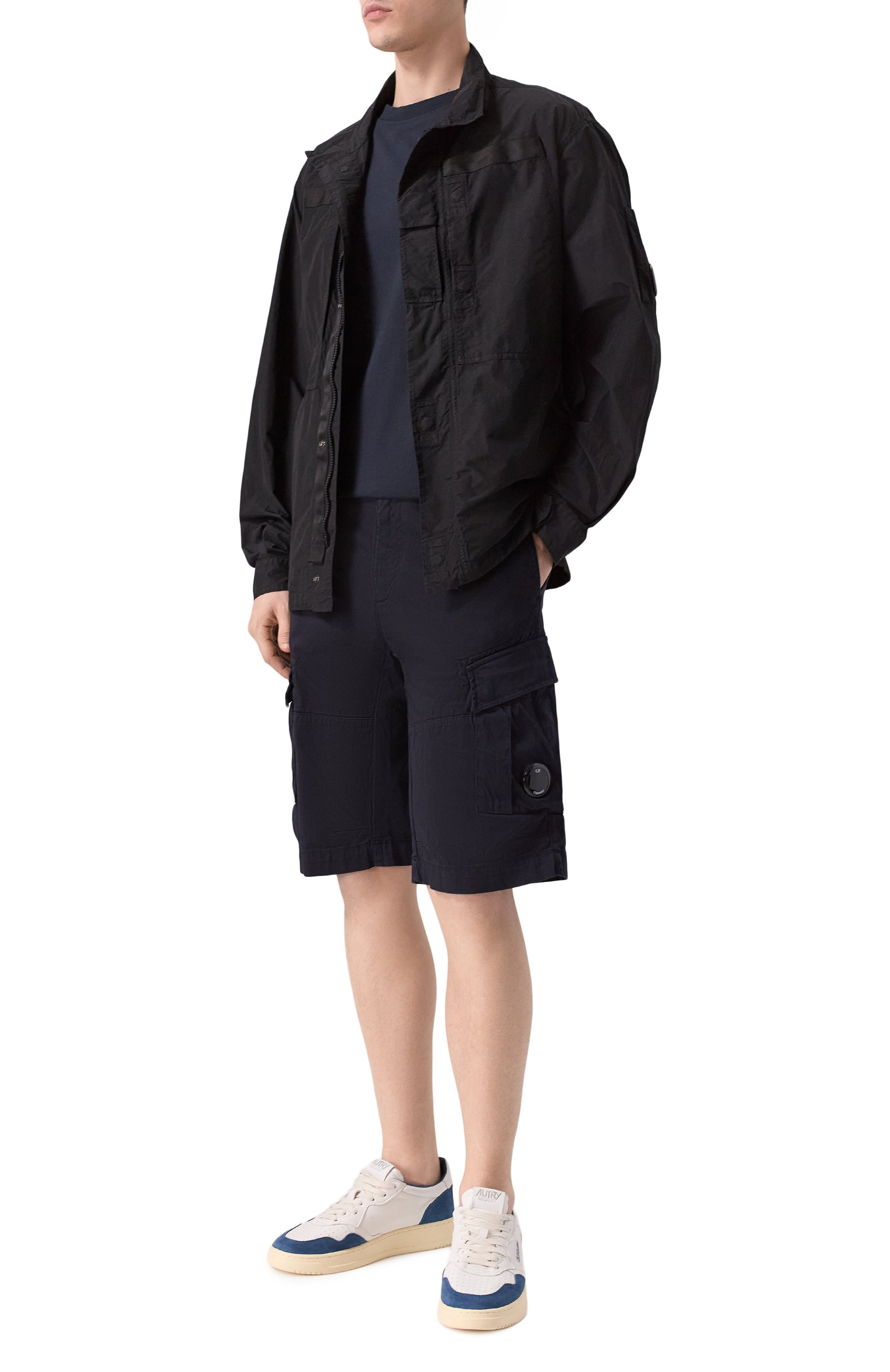 Хлопковые шорты C.P. COMPANY, арт. RSCMBE746A/005694G, фото 2