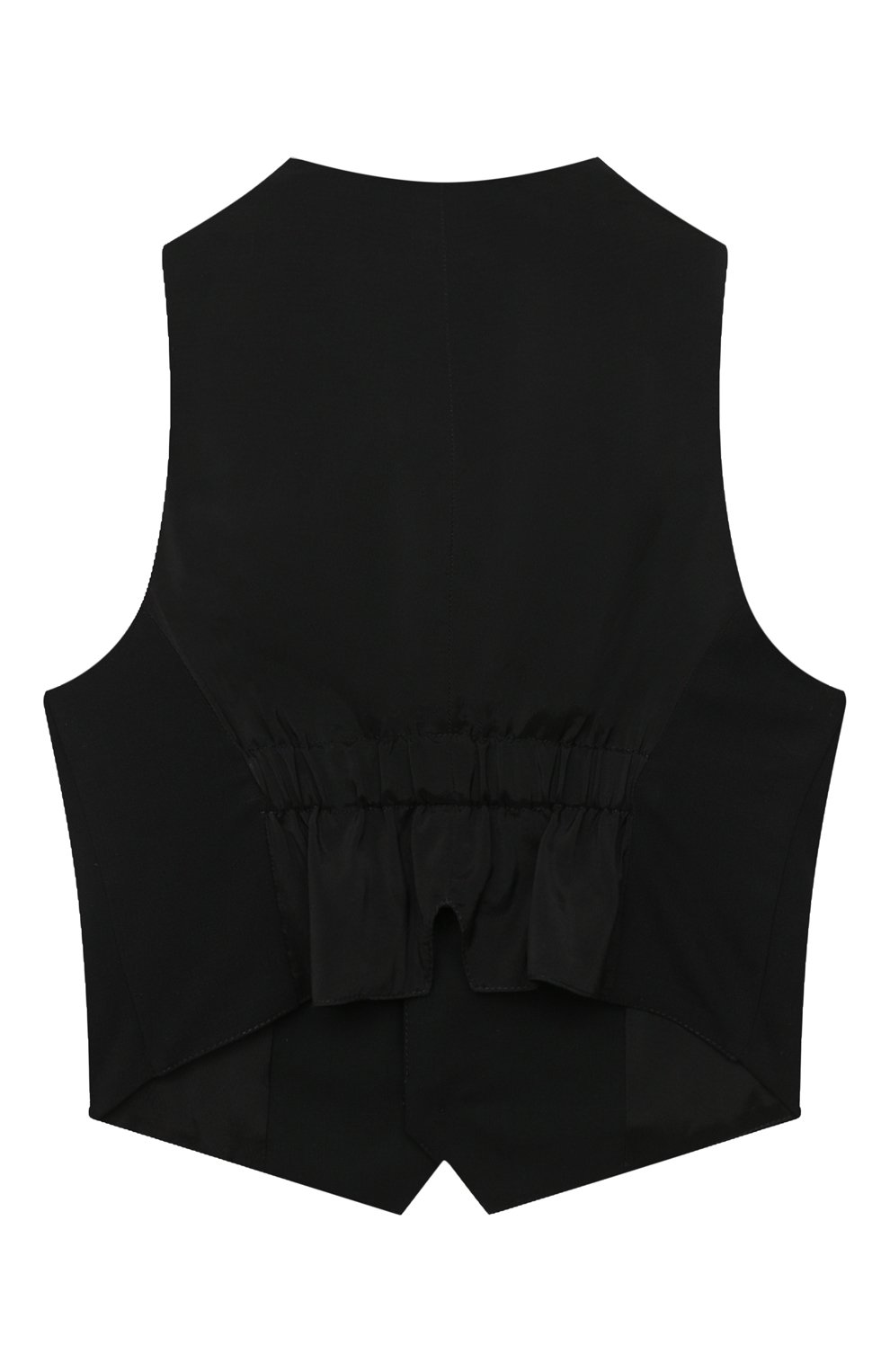 Шерстяной жилет EMPORIO ARMANI черного цвета по цене 22300 руб., арт. 6H4GJD/4N3FZ, фото 2 Шерстяной жилет EMPORIO ARMANI, арт. 6H4GJD/4N3FZ, фото 2