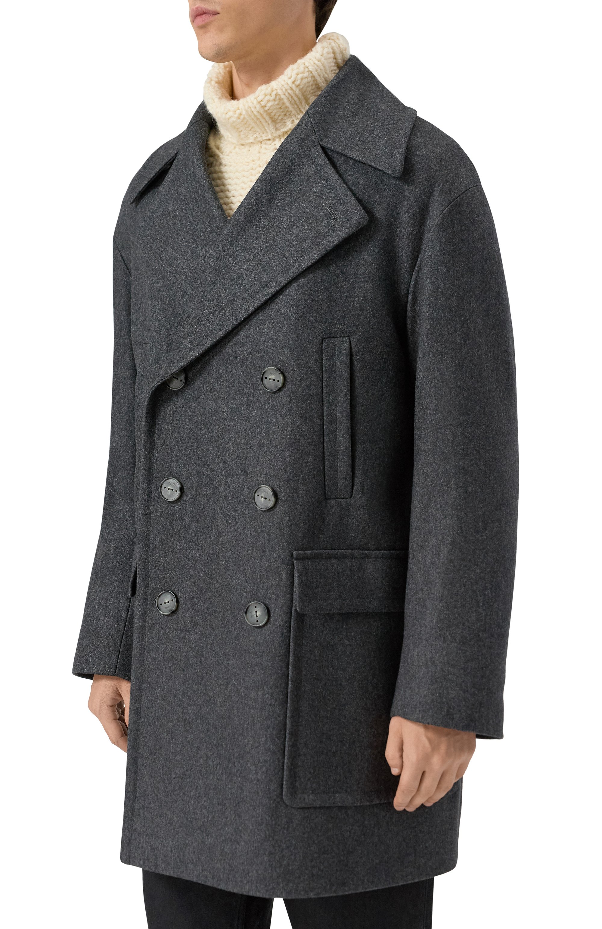 Шерстяное пальто HEVO, арт. M0NTEMES0LA 150/I740, фото 3